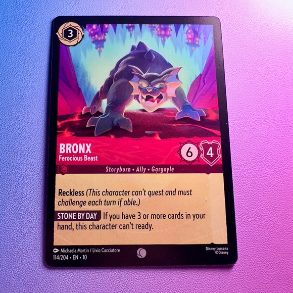 Disney Other - bronx - 114/204 (common) — lorcana: whispers in the well